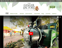 Tablet Screenshot of gingerfactory.com.au